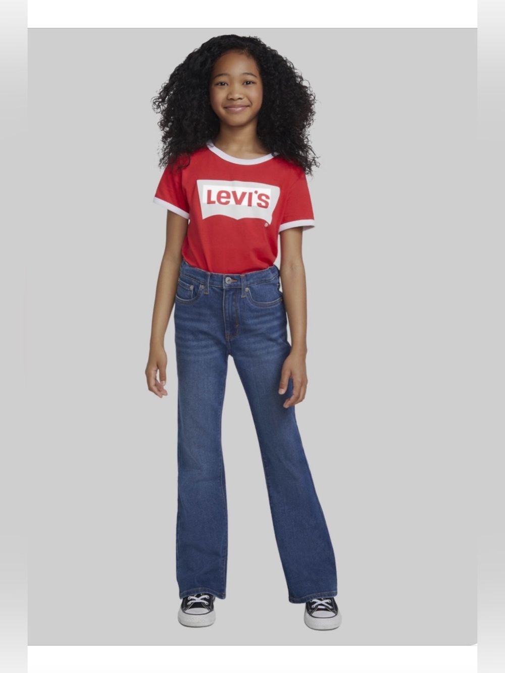 NWT Levi's Girls 726 Dark Blue Flare Jeans